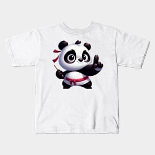 Cute Baby Panda Kids T-Shirt